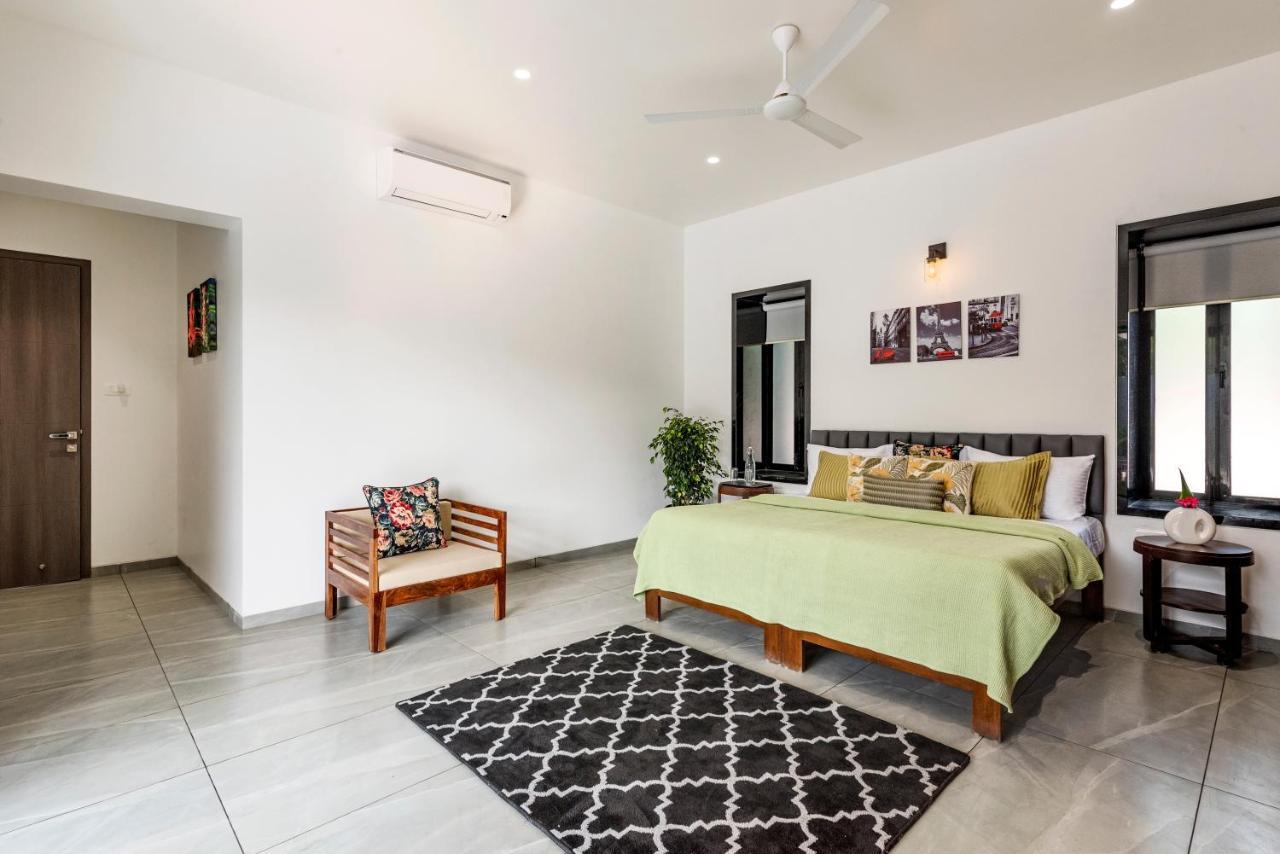 Saffronstays Mayfair Gardens 4 Bedroom Petfriendly Pool Villa Alībāg Dış mekan fotoğraf
