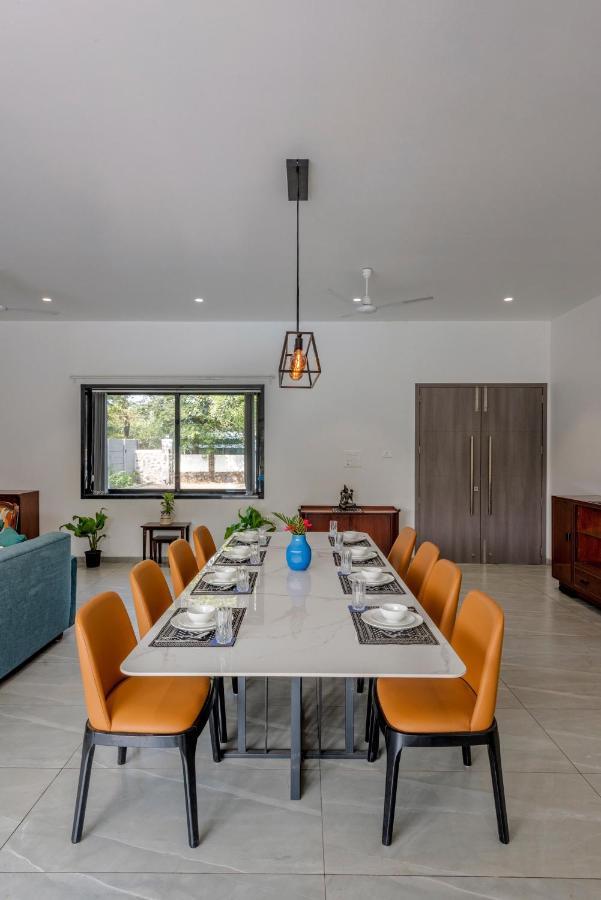 Saffronstays Mayfair Gardens 4 Bedroom Petfriendly Pool Villa Alībāg Dış mekan fotoğraf