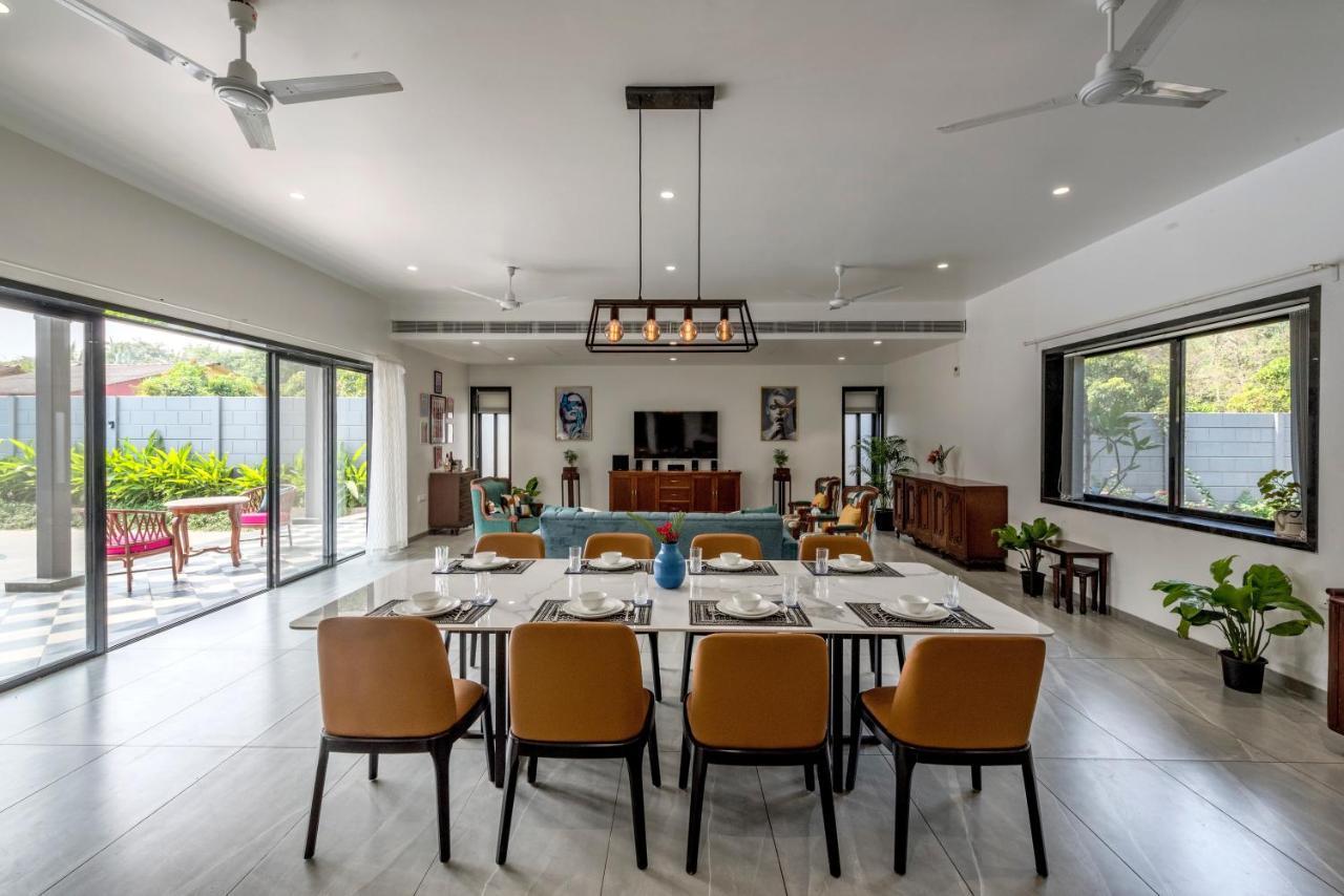 Saffronstays Mayfair Gardens 4 Bedroom Petfriendly Pool Villa Alībāg Dış mekan fotoğraf